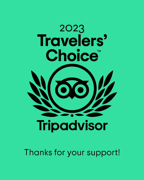 TripAdvisor Travellers' Choice 2023