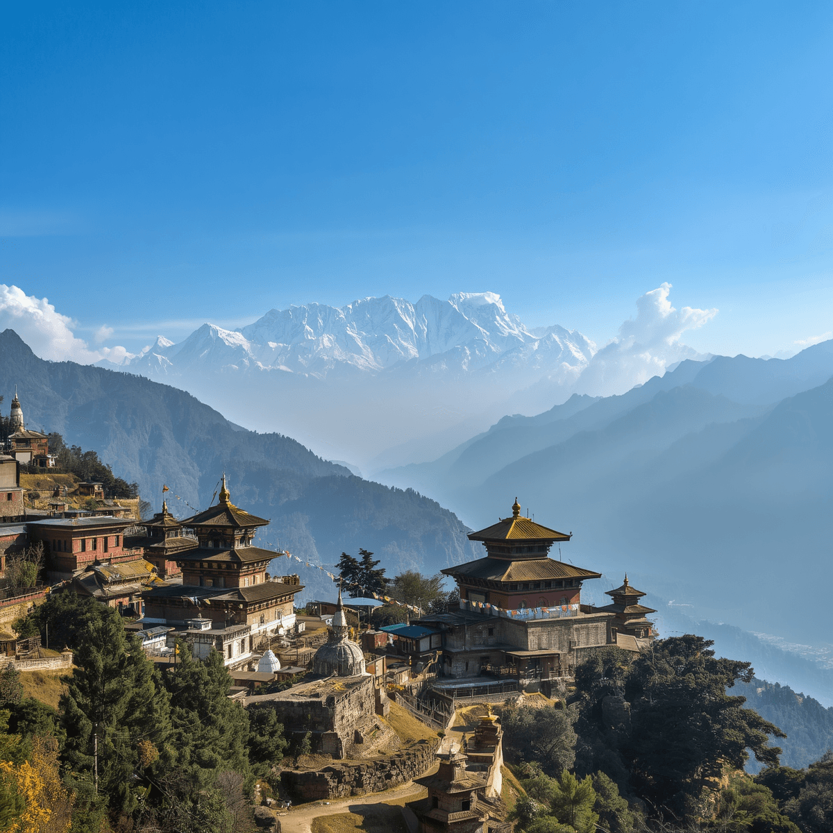 Nepal Himalayan peaks and trekking routes