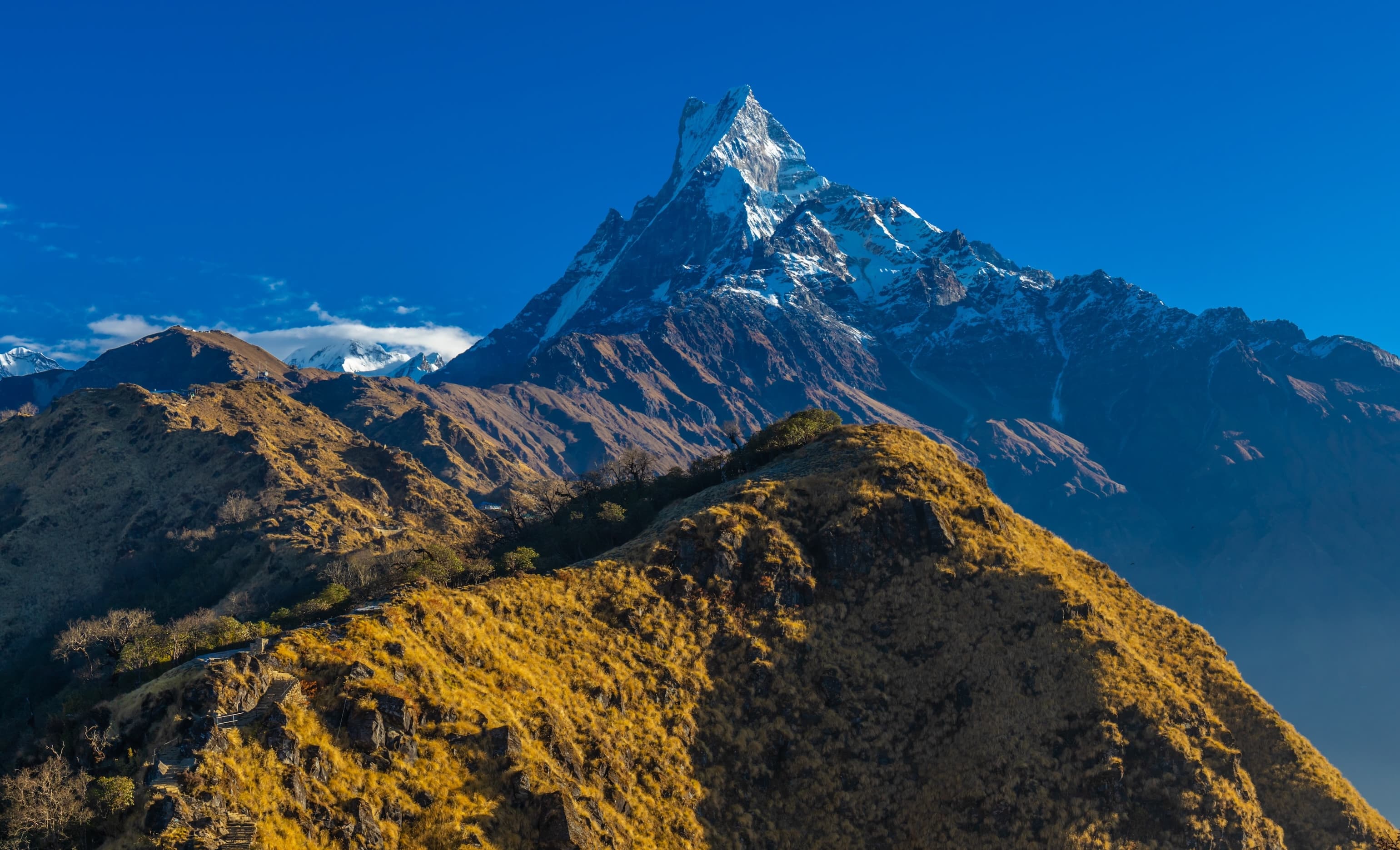 Fishtail view from Mardi