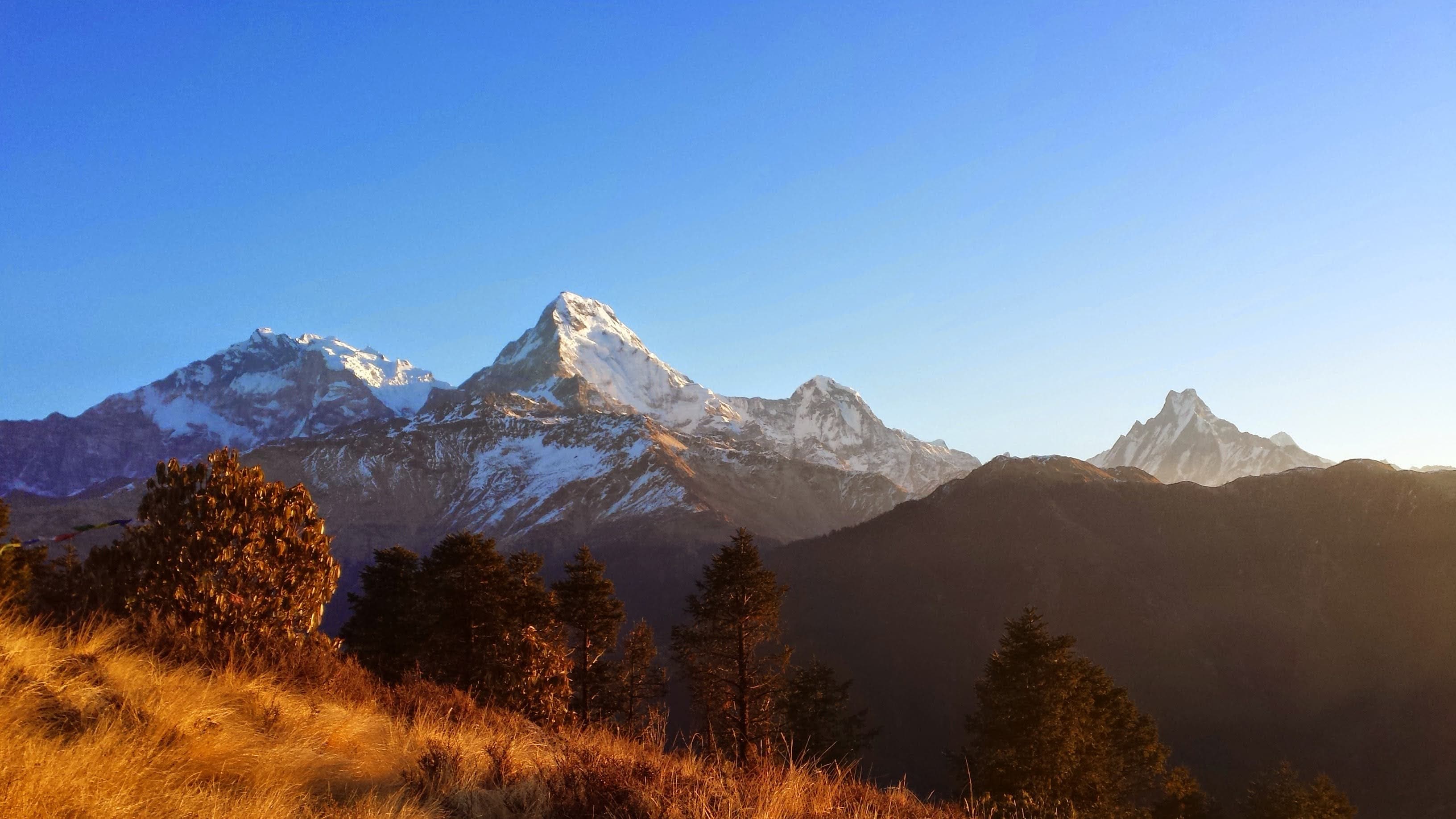 Mountain view from Poonhill
