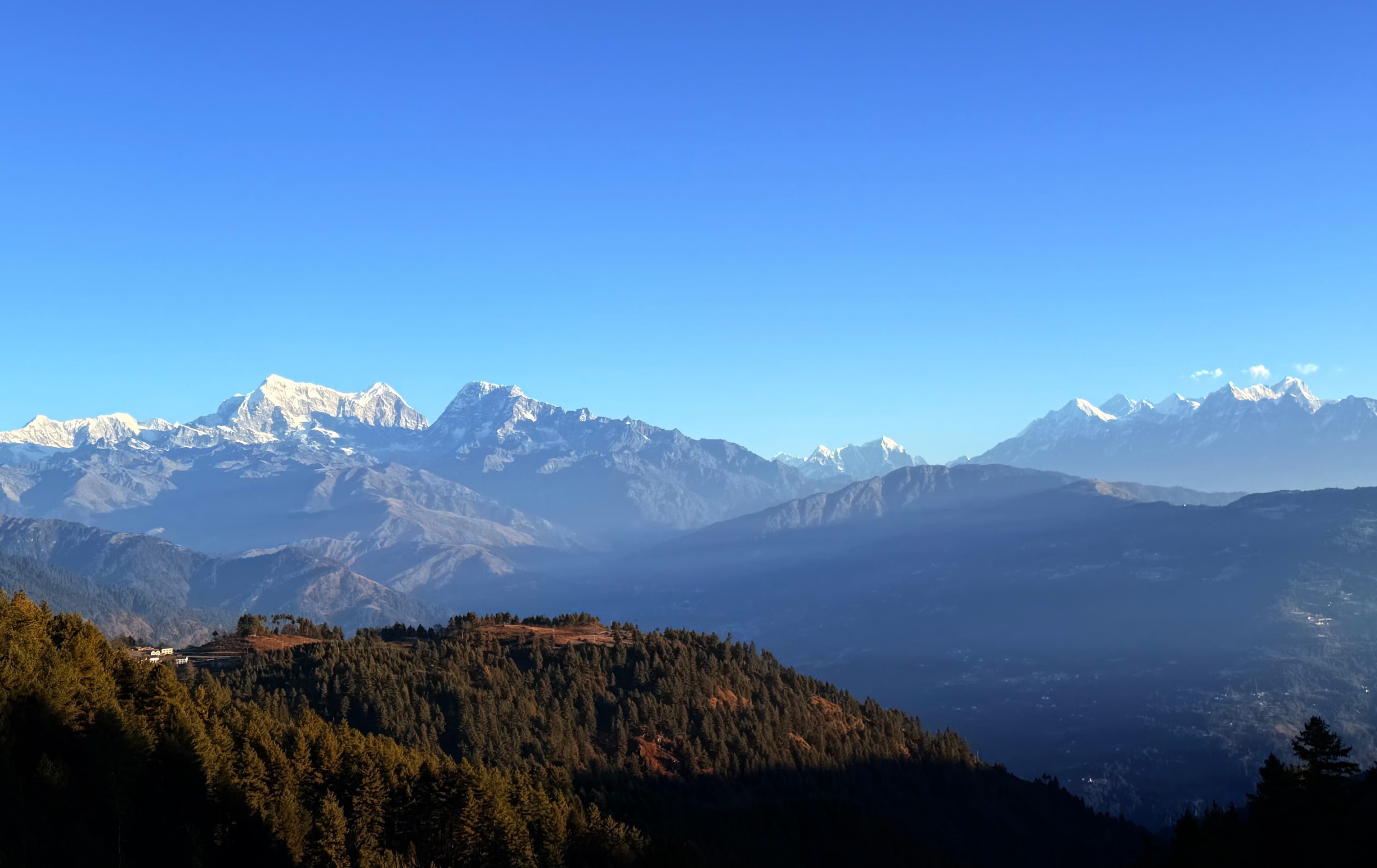 Everest Range seen from Pattale